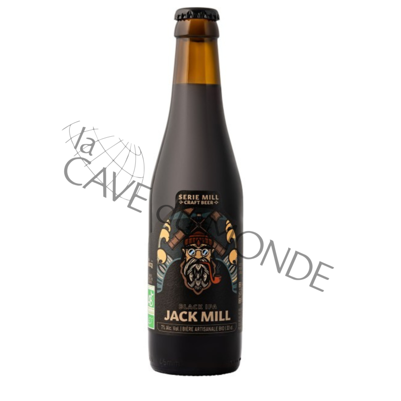 Bière Jack Mill Black IPA BIO  7° 33cl