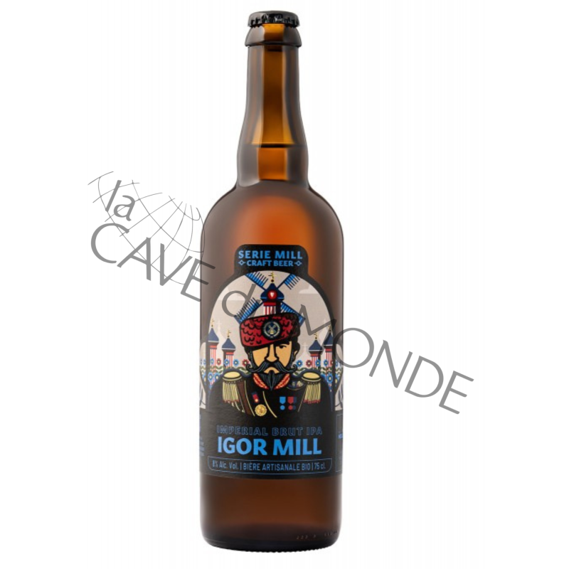 Bière Igor Mill Impérial Brut IPA BIO 8° 75cl