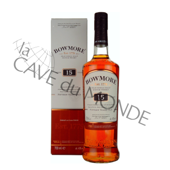 Whisky Islay Bowmore 15 Ans Sherry Cask 43° 70cl
