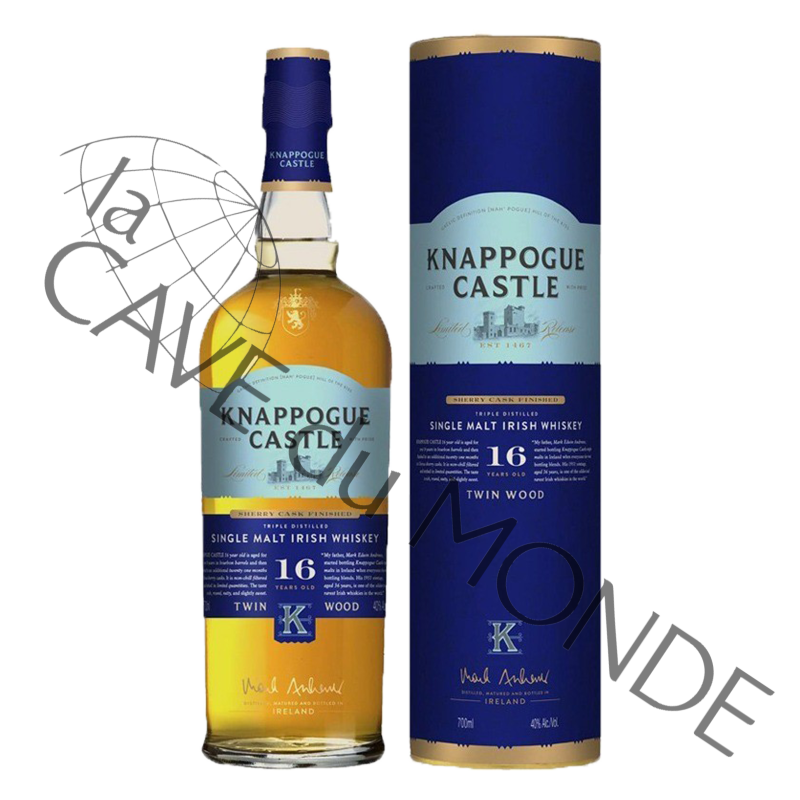 Whisky Irish Knappogue 16 ans 40° 70 cl