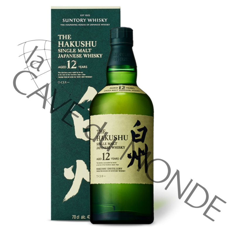 Whisky Japonais Hakushu 12 ans 43° 70cl