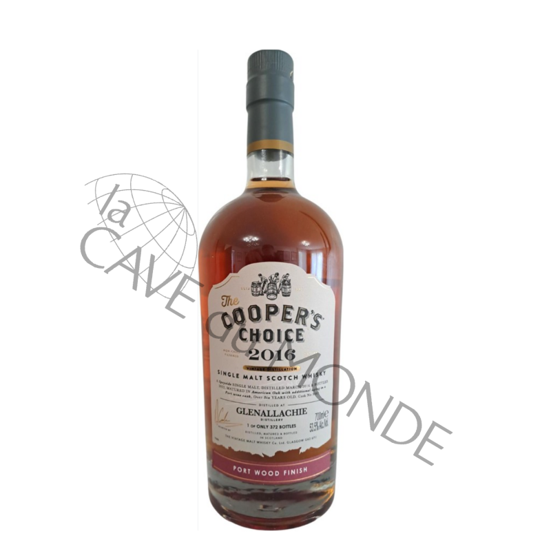 Whisky Glenallachie SM 2016 Port Finish Cooper's Choice 53,5% 70cl