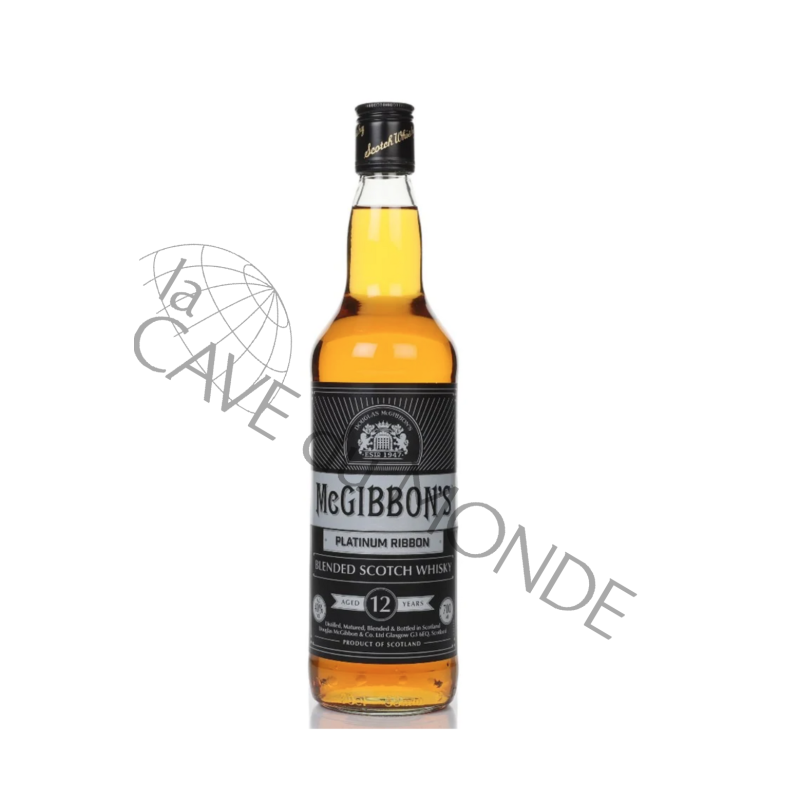 Whisky Ecosse MAC Gibbon's Platinum Blended 12ans 40% 70cl