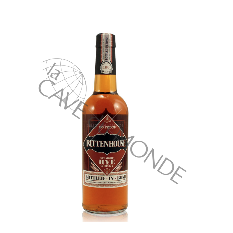 American Straight Rye Whiskey RITTENHOUSE 50° 70cl American Straight Rye Whiskey RITTENHOUSE 50° 70cl