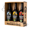 Coffret 3x75cl Bière Moulins d'Ascq BIO SERIE MILL