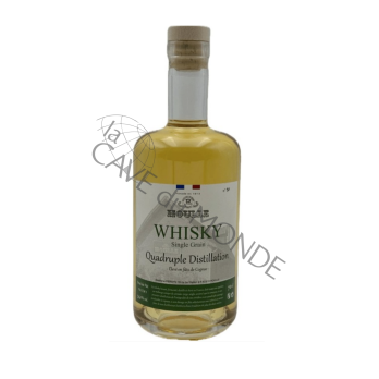 Whisky de Houlle Quadruple Distillation Fûts de Cognac Brut de Fût 54,1° 70cl