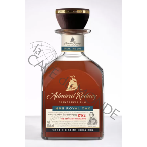 Rhum Admiral Rodney Sainte Lucie  "Royal Oak" 7/12 Ans  40° 70 Cl