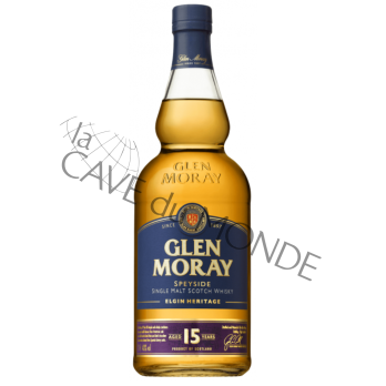 Whisky Speyside Glen Moray 15 Ans Sherry Cask 40° 70cl