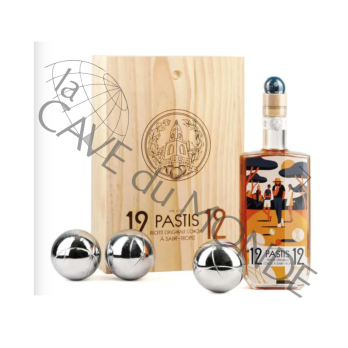 Pastis 1212 St Tropez Coffret Triplette 44% 70cl