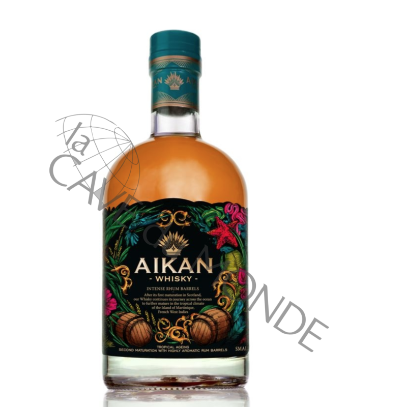 Whisky Ecosse Aikan Intense Rhum Barrels 40° 70 cl