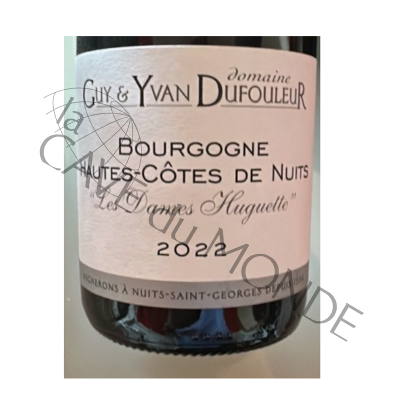 Bourgogne Hautes Côtes de Nuits Les Dames Huguette Dom Guy et Yvan DUFOULEUR Rouge 2023 13,5° 75cl
