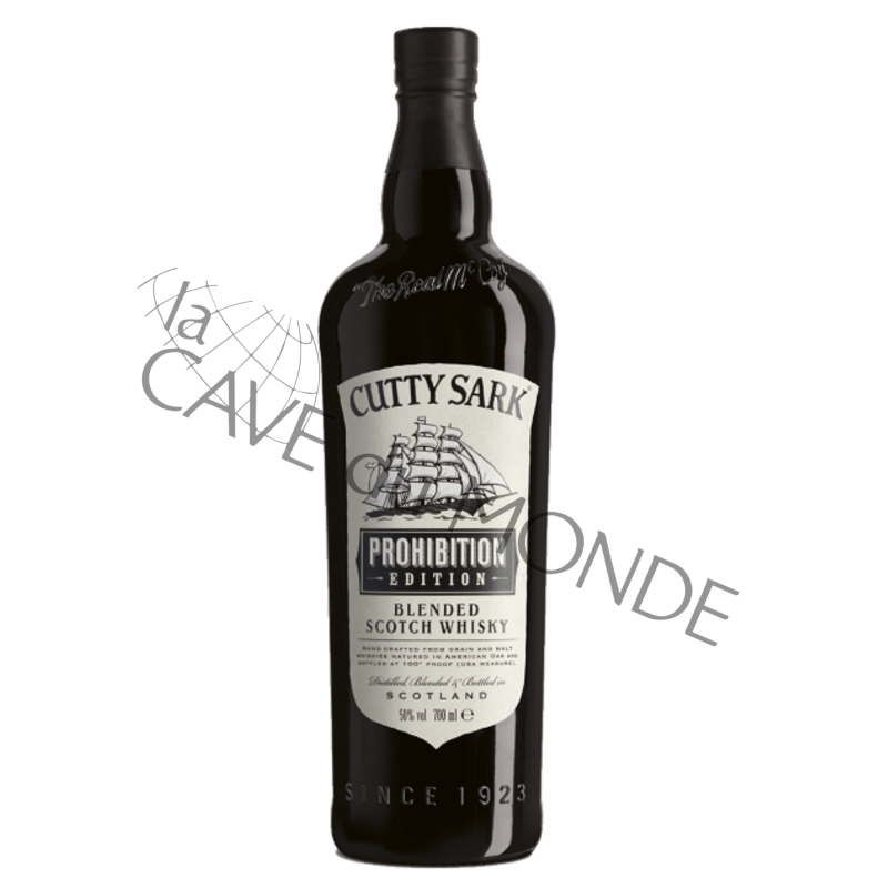 Whisky Écossais Cutty Sark Prohibition 50% 70cl