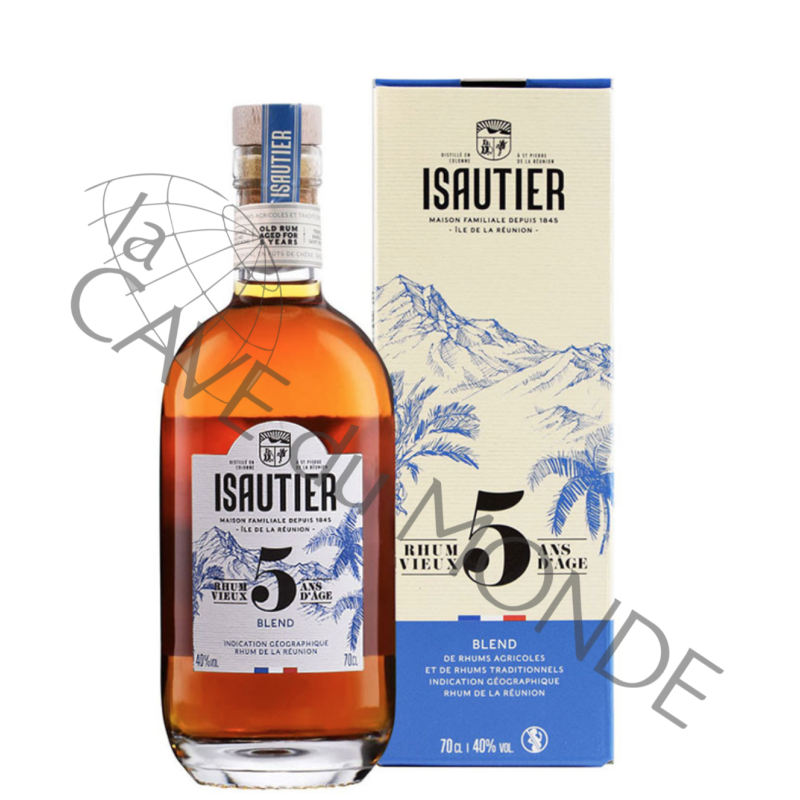 Rhum Isautier 5 ans 40° 70cl